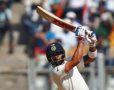 India close in on victory after Kohli's third double ton